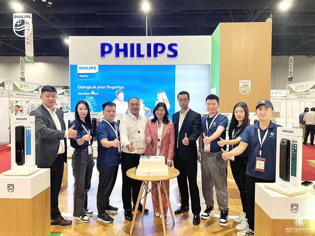 飞利浦智能锁亮相2023沙特（达曼）建材展，以展促销，全球化出海步伐再提速