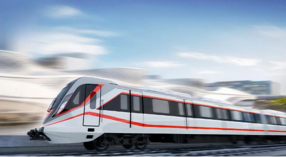 我国首次向印尼出口通勤电动车组