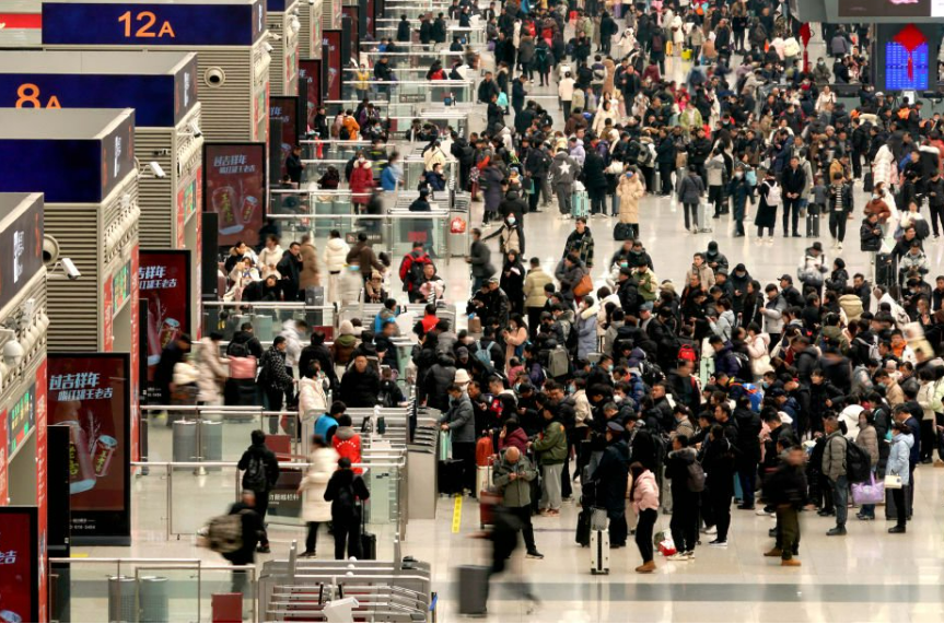 今年春运全社会跨区域人员流动量预计超84亿人次