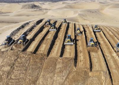 内蒙古全面推进防沙治沙和风电光伏一体化工程