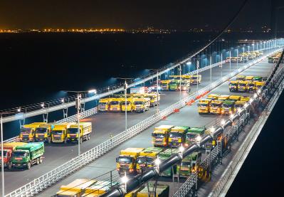 深中通道桥梁工程完成荷载试验