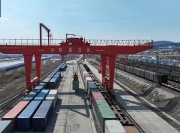 黑龙江绥芬河口岸开行中欧班列实现首季双增长