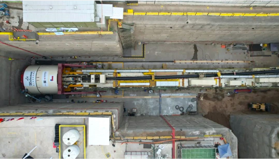 “马图卡纳号”出发！智利圣地亚哥地铁7号线盾构始发