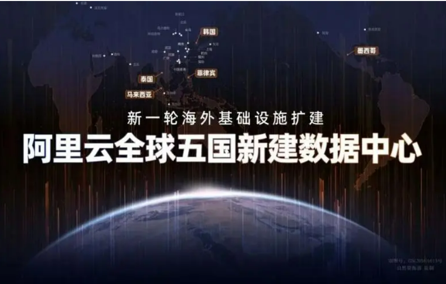 阿里云在5个国家投资新建数据中心 加速全球布局