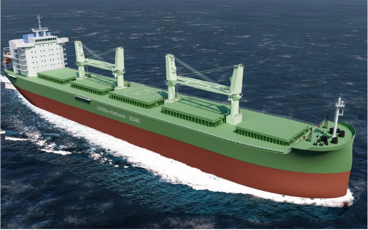 黄埔文冲承接国内首批甲醇双燃料65000载重吨散货船建造项目