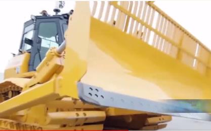 济宁山推打造国内首台无人驾驶推土机