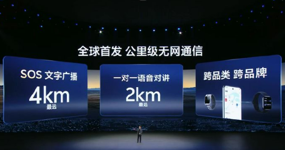 vivo新品全球首发公里级无网通信