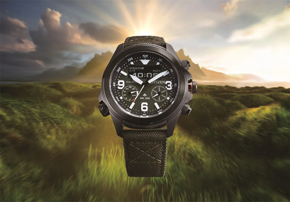 人生是旷野，于绿意中重生  西铁城PROMASTER·LAND 新款腕表，冒险者的生命礼赞
