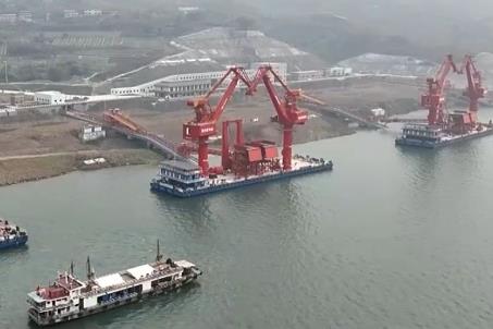 新田港二期工程建成验收 川渝出海再添新通道