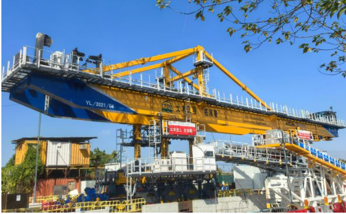 “紫荆号”U盾架管机在香港元朗南基建工程始发