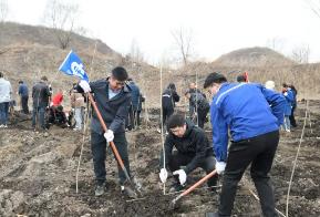 黑龙江：春风拂暖催新绿 植树造林正当时