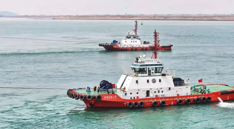 我国首支纯电动拖船船队再添一员 中国船舶七一二所提供关键核心系统
