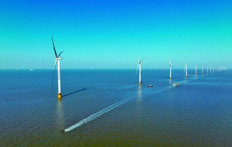 山东东营风电装备测试认证创新基地首批机组成功并网