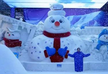 哈尔滨“反季节”打造太阳岛冰雪艺术馆