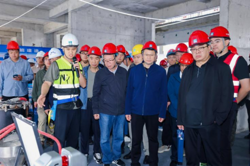 2025年阜阳市城乡建设系统“质量月”活动暨现场观摩会在中建八局项目成功举办