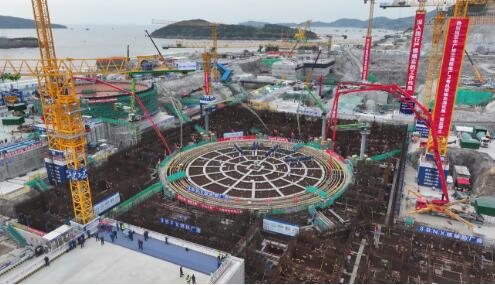 中广核浙江三澳核电项目3号机组主体工程开工