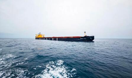 中铝集团投资的西芒杜项目首船铁矿石成功发运