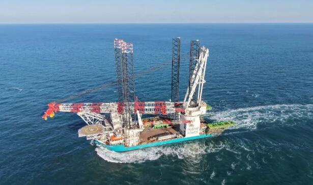 中集来福士建造的Norse Energi风电安装船交付