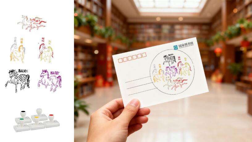 国图文创馆非遗市集启幕 马年藏书票同步首发