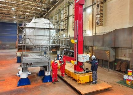 首套海洋油气柔性智能喷涂系统投用