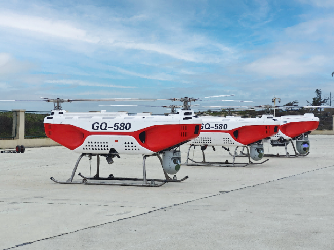 航天国器GQ-580无人直升机圆满完成梦舟载人飞船试验任务