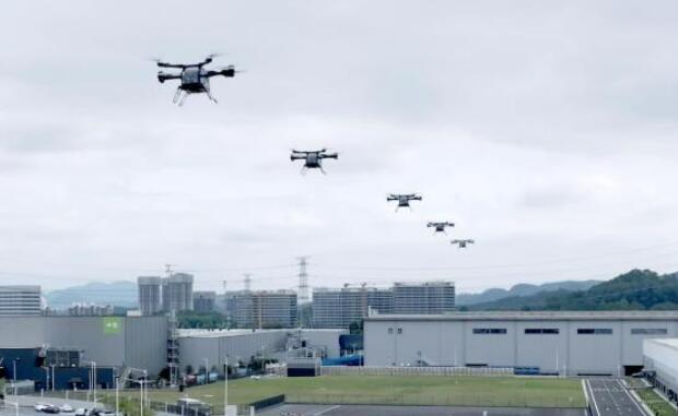 中国研发的飞行汽车在穗批量试产下线