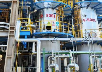 全球首套轻烃制乙二醇工艺升级项目开车成功