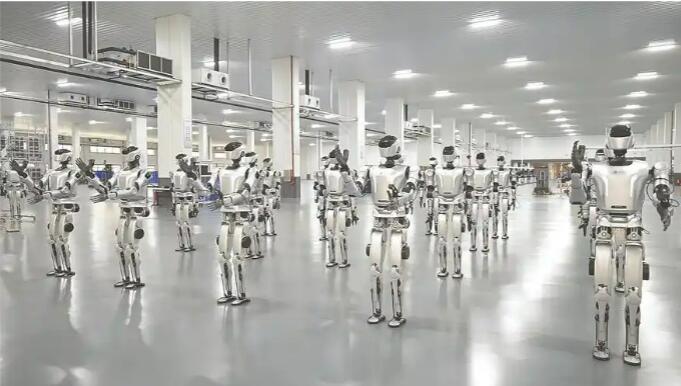 我国首条万台级人形机器人产线正式启用