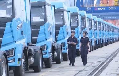新能源重卡出口热潮拉动整车销量 带动充电桩等配套设备出口大幅增长