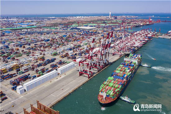 货物吞吐量同比增长12.8% 山东港口青岛港牛年