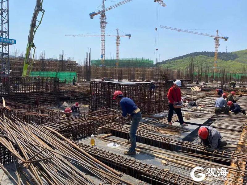 山东大学齐鲁医院蓝谷医院“破土”而出，主体结构年底封顶