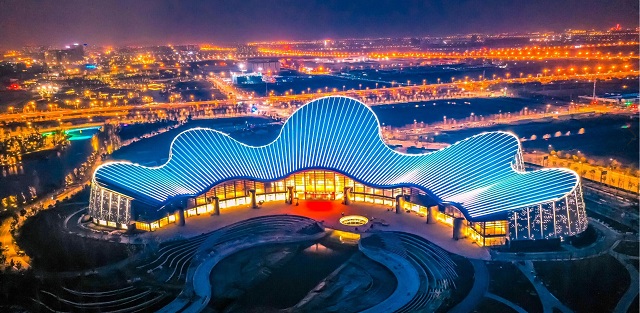 南通大剧院迎来首次绽放，中建八局助力打造南通文化新名片！