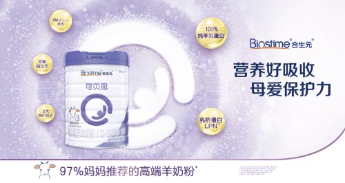 羊奶粉排行中合生元羊奶粉解决宝宝夏日食欲不振 