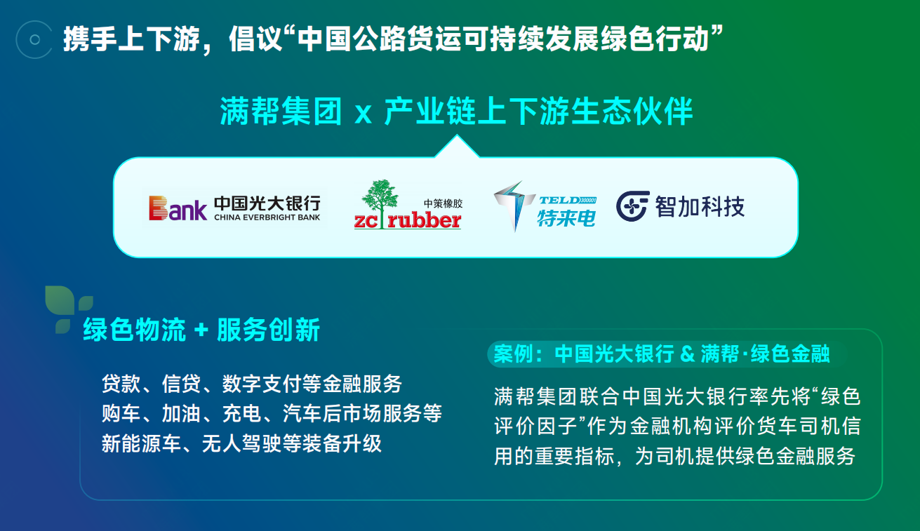 COP28现场：满帮等企业发起中国公路货运可持续发展绿色行动