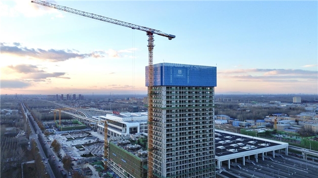 站城一体启新篇！  京廊城际产业园EPC项目2号地块全面封顶