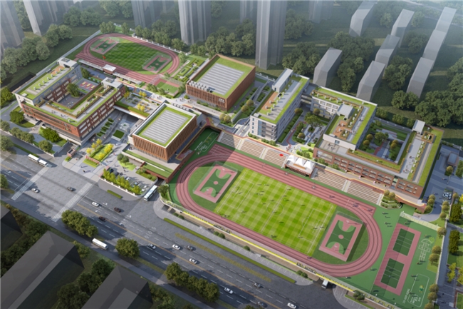 中建六局总承包公司衡山路中学、珠江路公交停车场项目正式开工