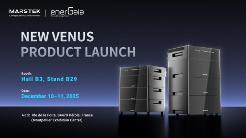 MARSTEK于法国蒙彼利埃国际可再生能源展重磅发布全新VENUS储能系统